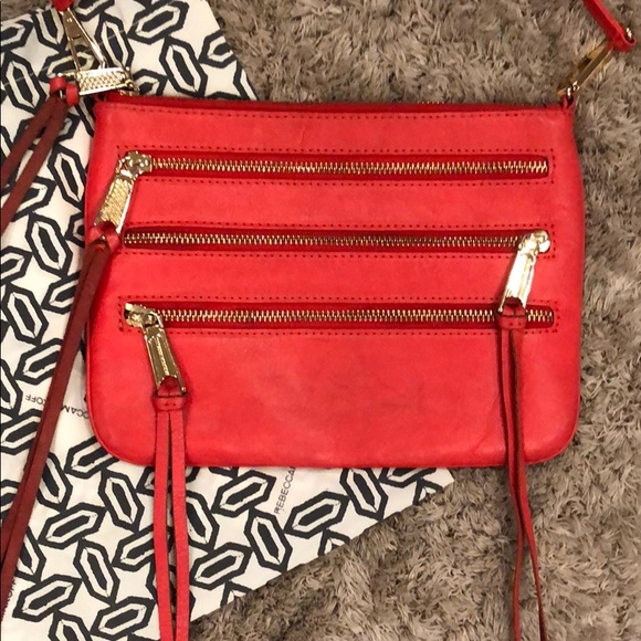 Rebecca Minkoff 3 Zip Rocker Leather Crossbody Bag - Picture 2 of 8